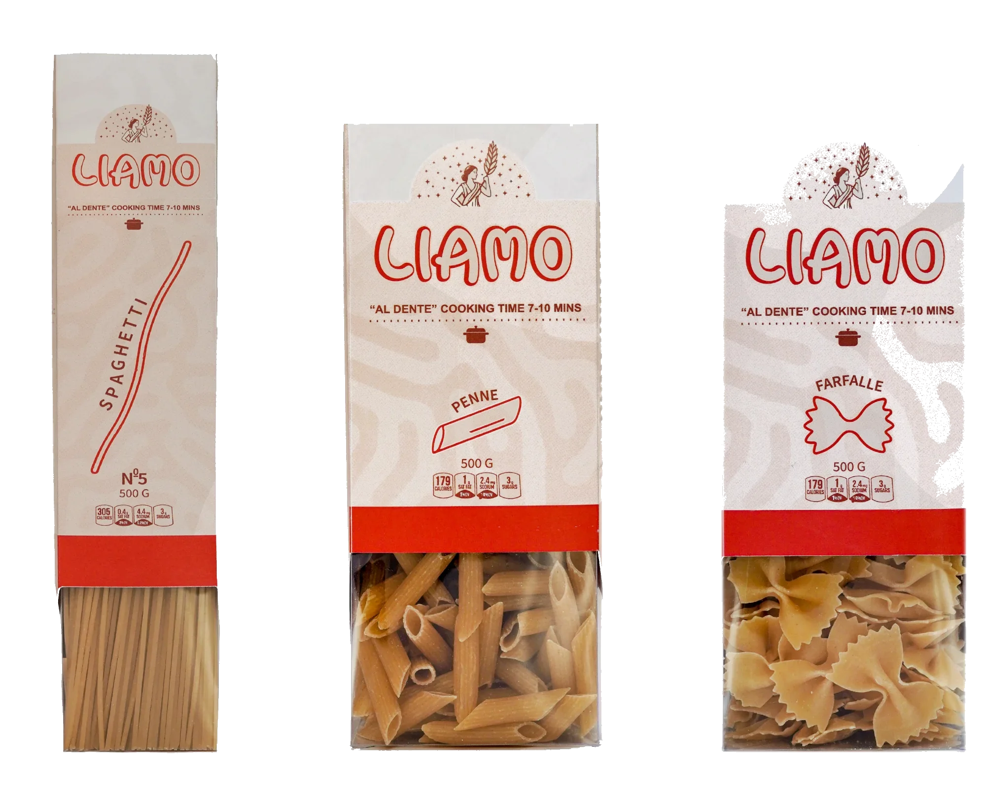 Liamo Uplifting pasta product photography